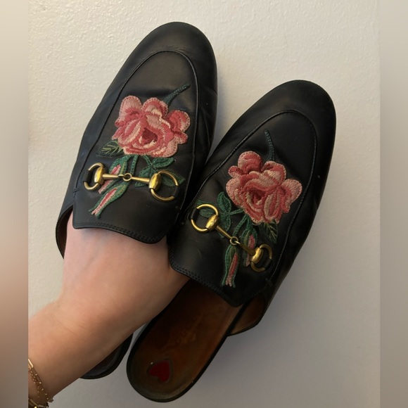 Gucci Backless Loafers - Picture 1 of 6